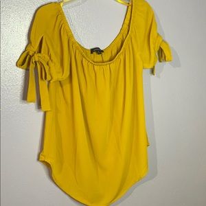 Yellow blouse